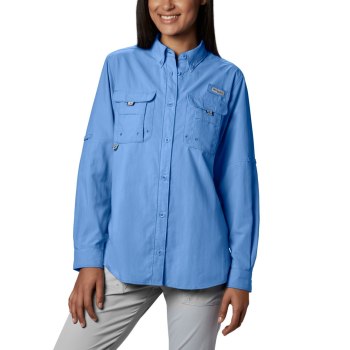 Columbia PFG Bahama Long Sleeve, Camisa Blancos Para Mujer | 567341-AMF